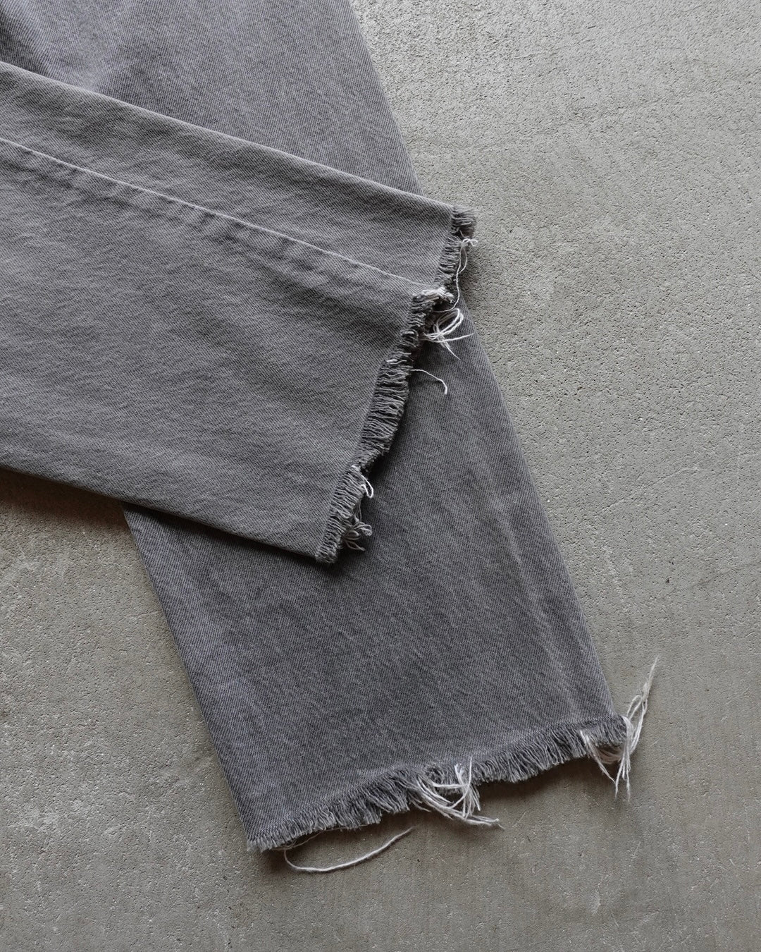 80s Levi's 501 Black Denim Cut-Off