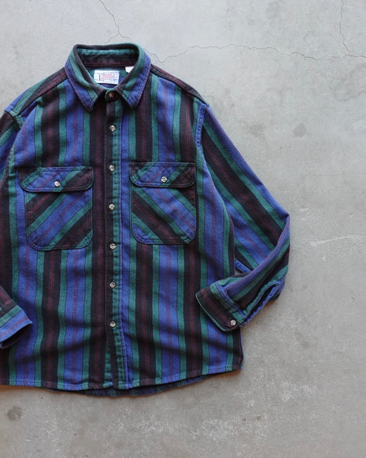 90s Private Property Heavy Flannel Shirt