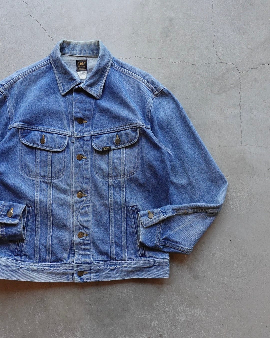 80s Lee Riders Denim Jacket — Light Blue