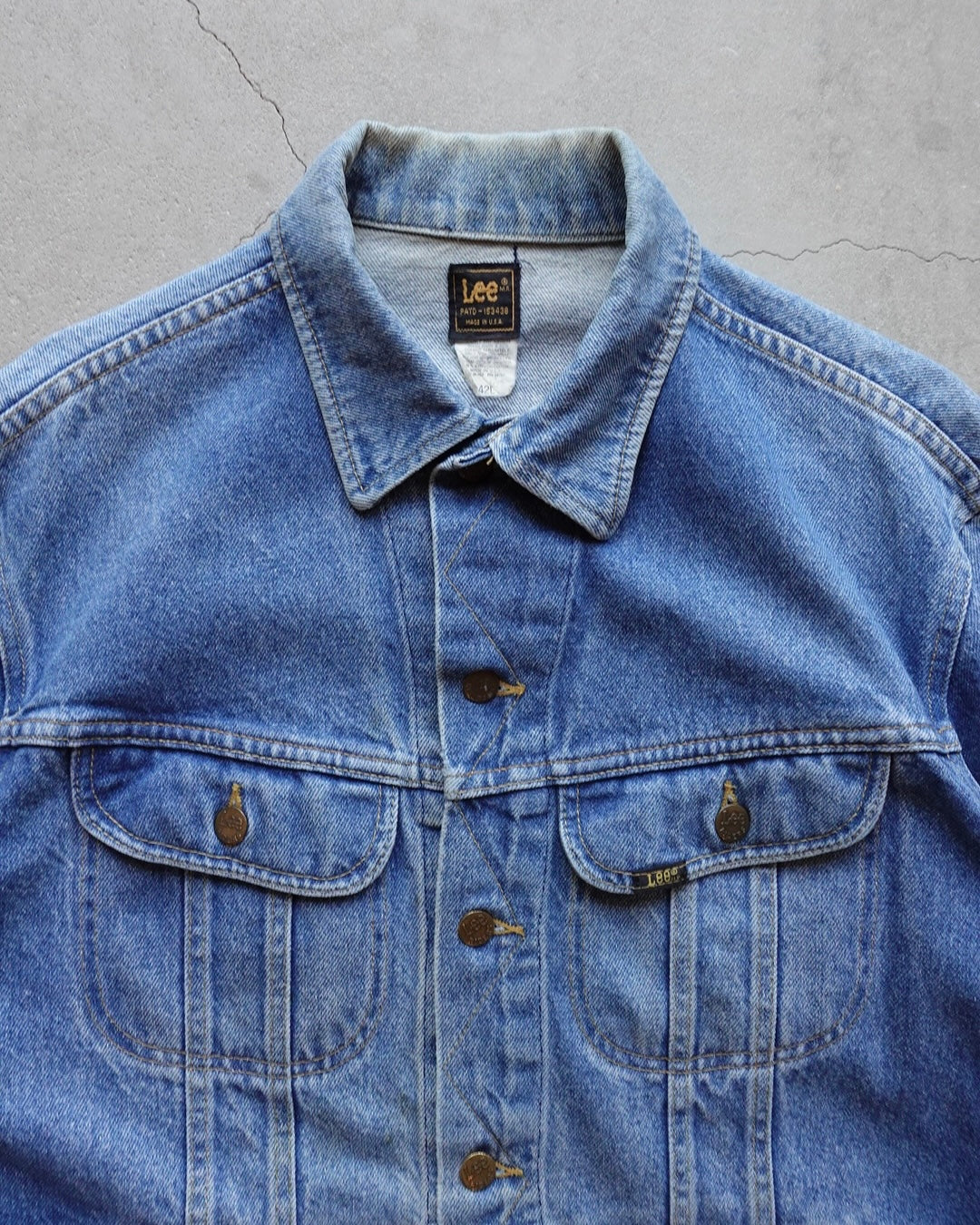 80s Lee Riders Denim Jacket — Light Blue