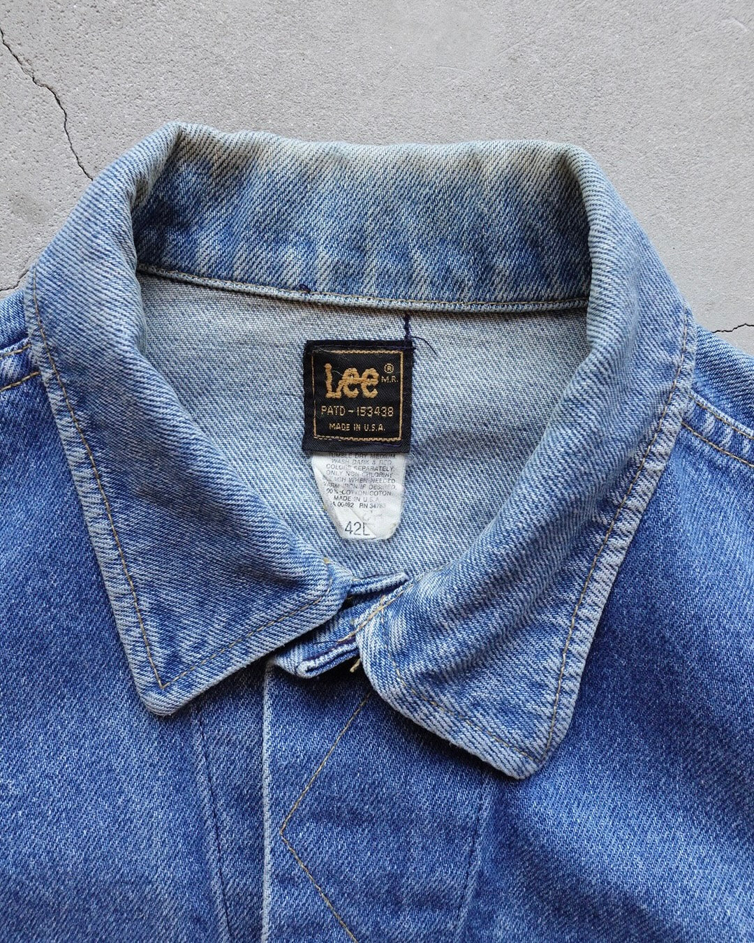 80s Lee Riders Denim Jacket — Light Blue