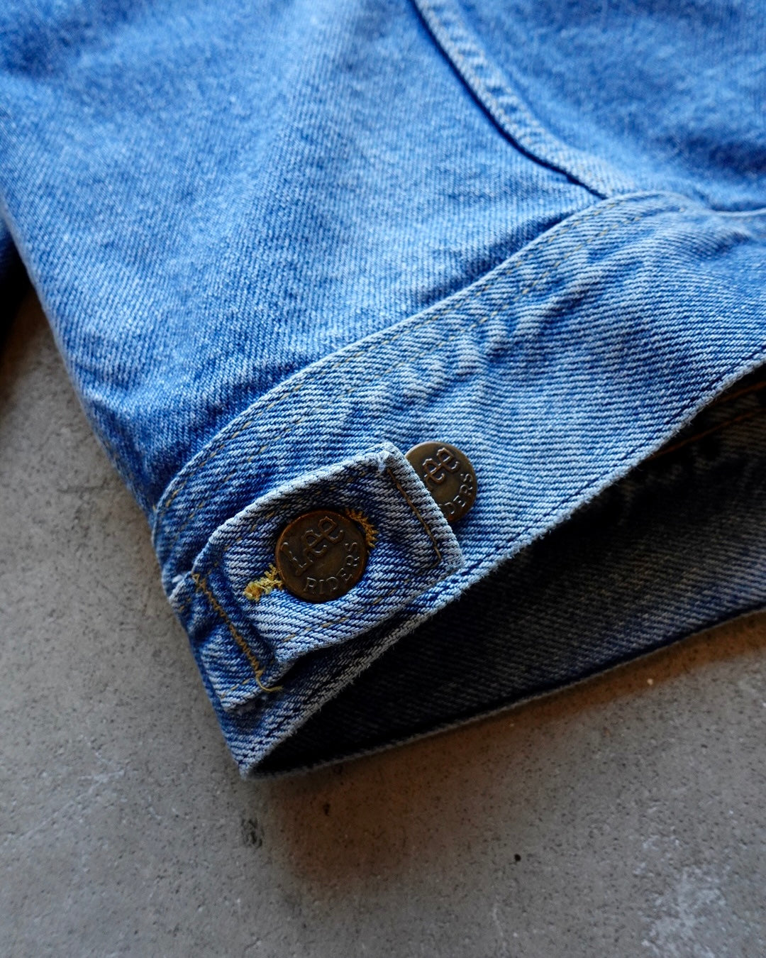 80s Lee Riders Denim Jacket — Light Blue