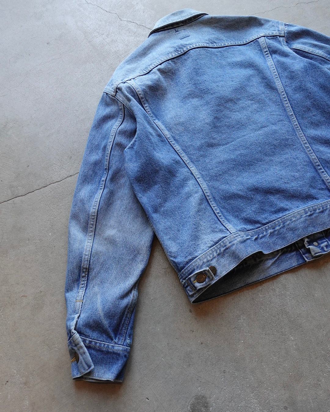 80s Lee Riders Denim Jacket — Light Blue