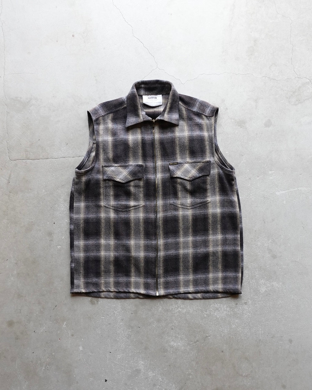 Wrangler Western Jeans / Ombre Check Vest / Made in Italy