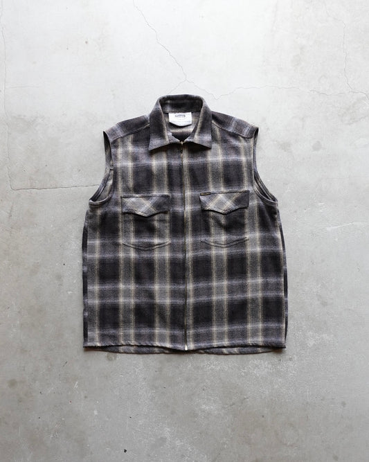 Wrangler Western Jeans / Ombre Check Vest / Made in Italy