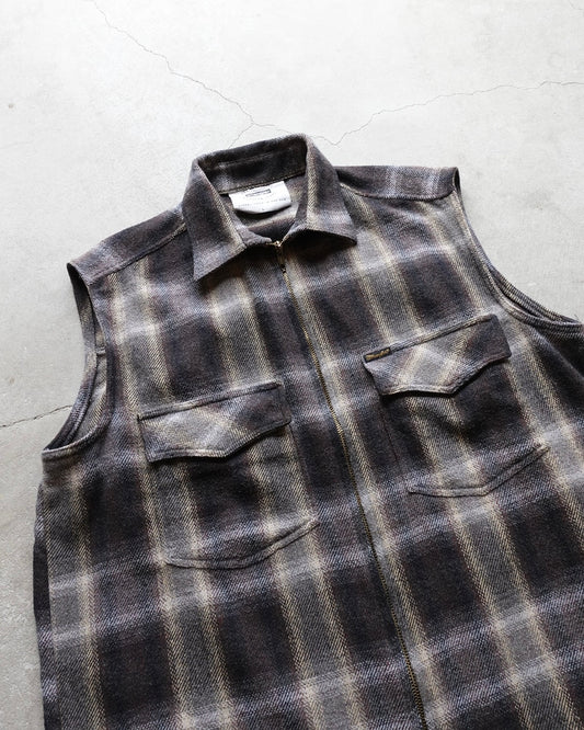 Wrangler Western Jeans / Ombre Check Vest / Made in Italy