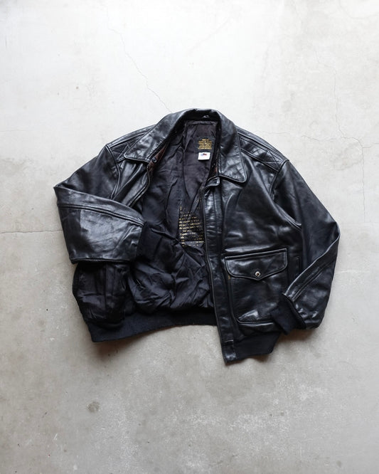 AVIREX / Type A-2 Leather Flight Jacket  / Made in USA