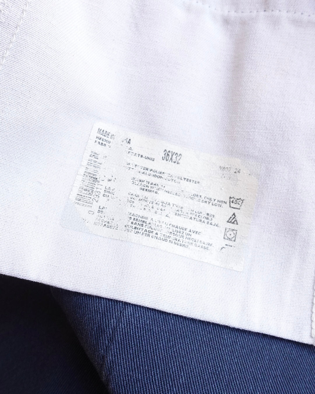 90s Dickies Work Pants Navy Fade / Made in USA