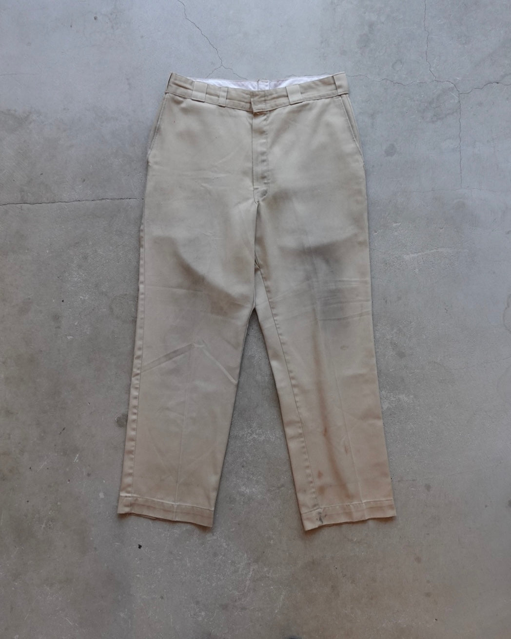 80s Dickies Work Pants Beige / Made in USA