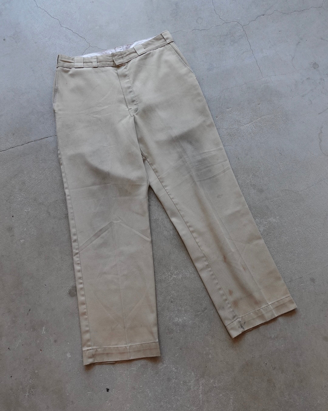 80s Dickies Work Pants Beige / Made in USA