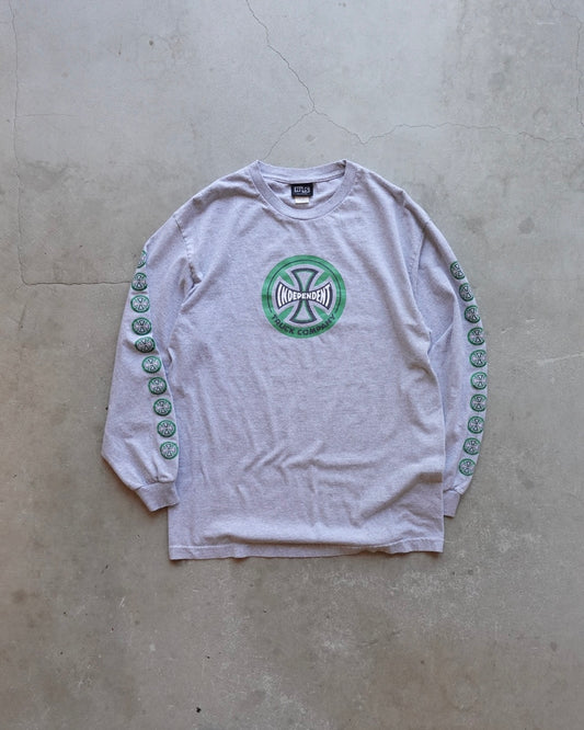 90s-00s INDEPENDENT Sleeve Print L/S T-Shirt / Made in USA