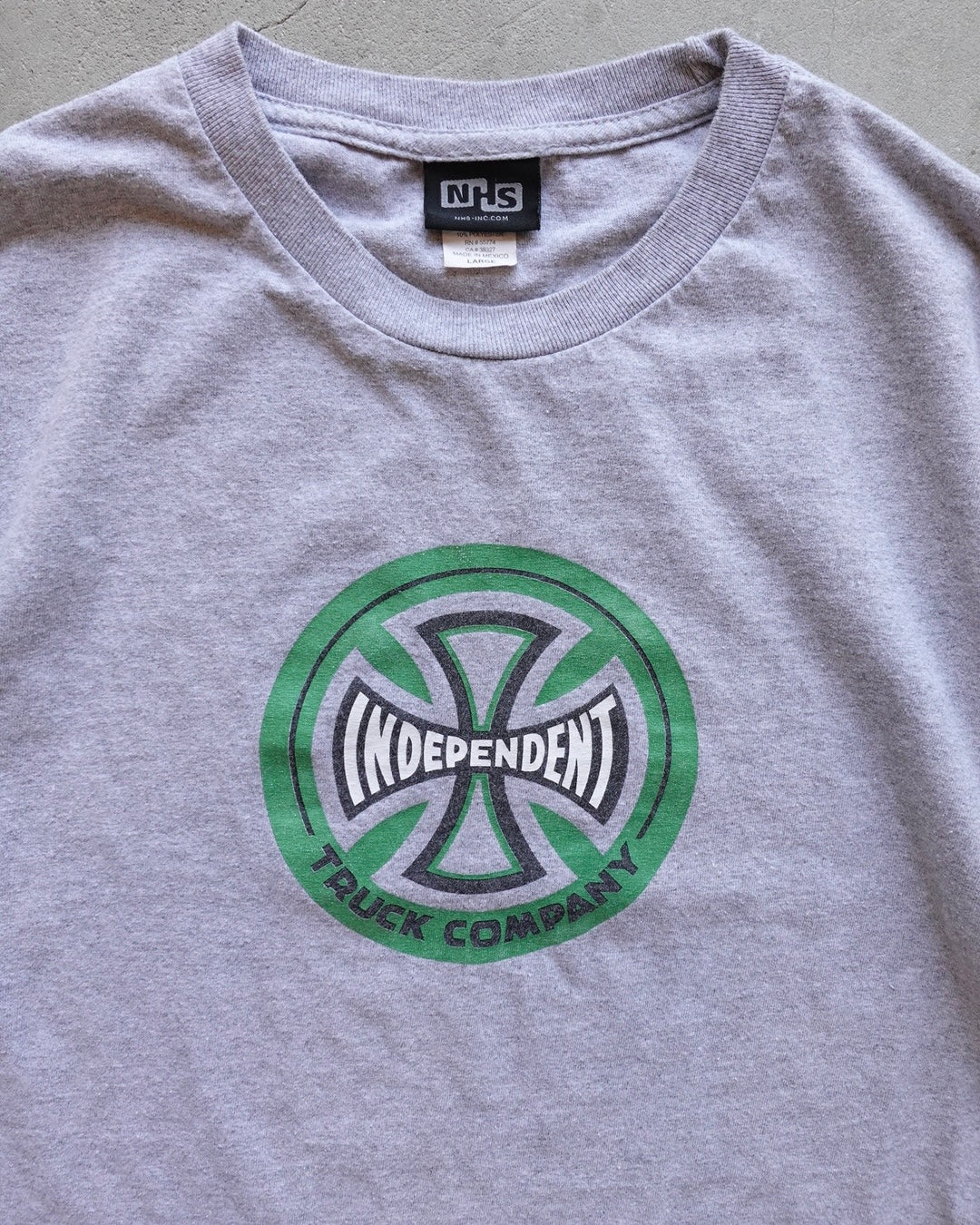 90s-00s INDEPENDENT Sleeve Print L/S T-Shirt / Made in USA