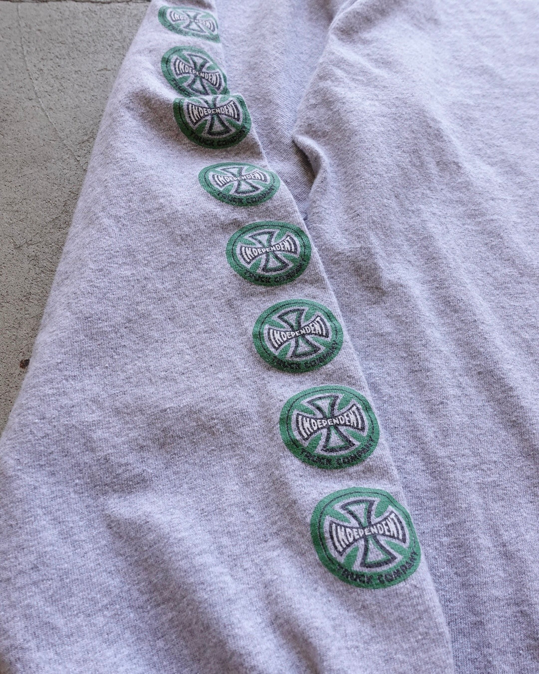 90s-00s INDEPENDENT Sleeve Print L/S T-Shirt / Made in USA