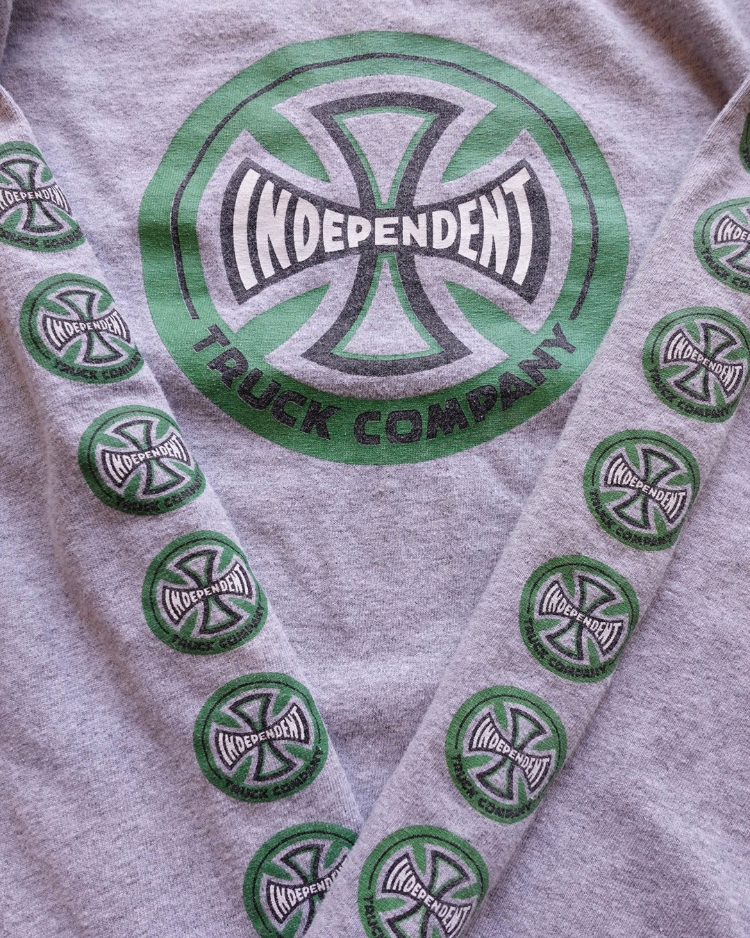 90s-00s INDEPENDENT Sleeve Print L/S T-Shirt / Made in USA