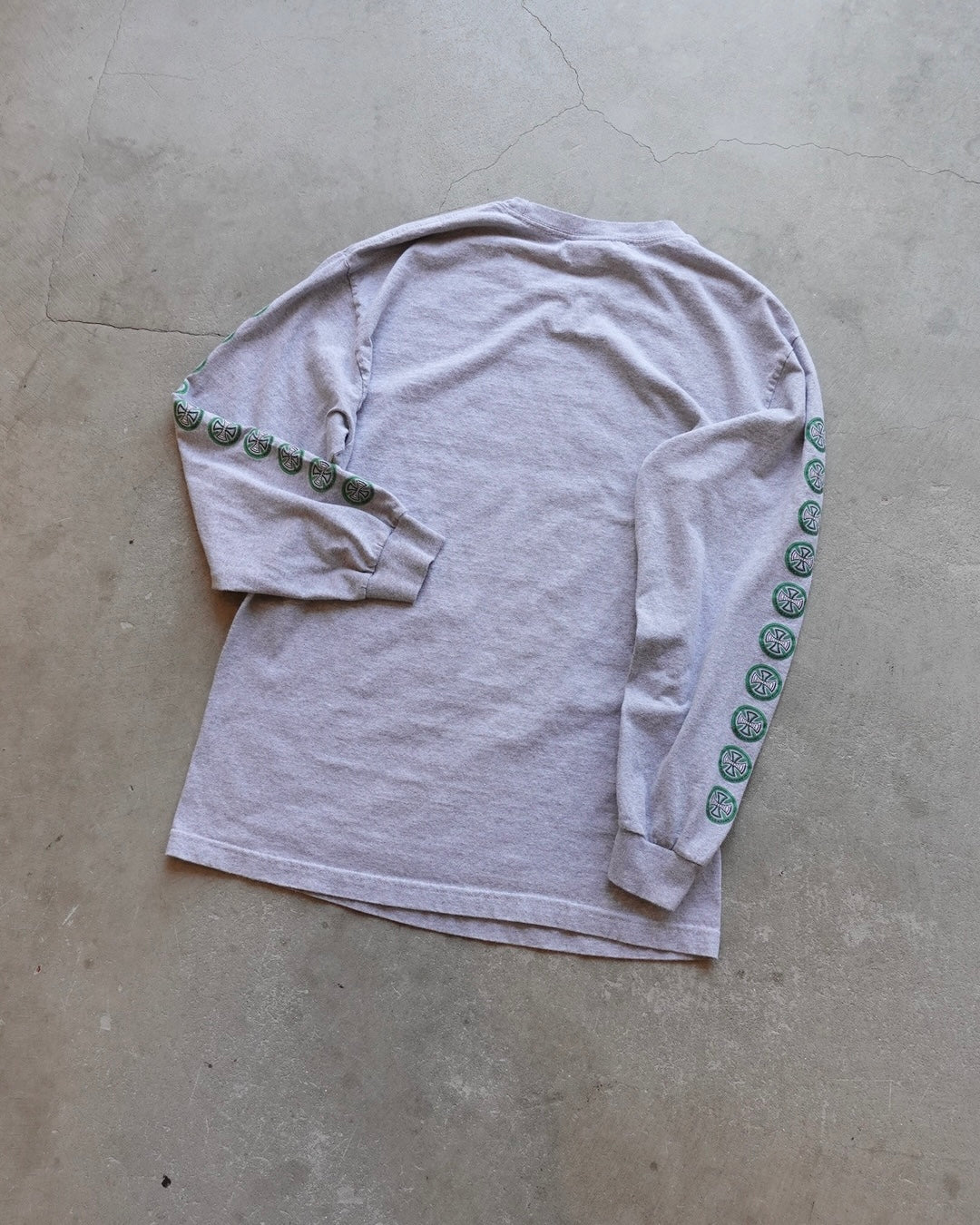 90s-00s INDEPENDENT Sleeve Print L/S T-Shirt / Made in USA