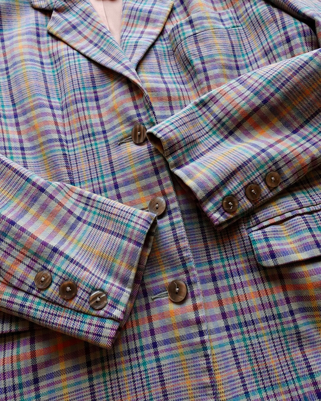 90s GAP Check Tailored Jacket