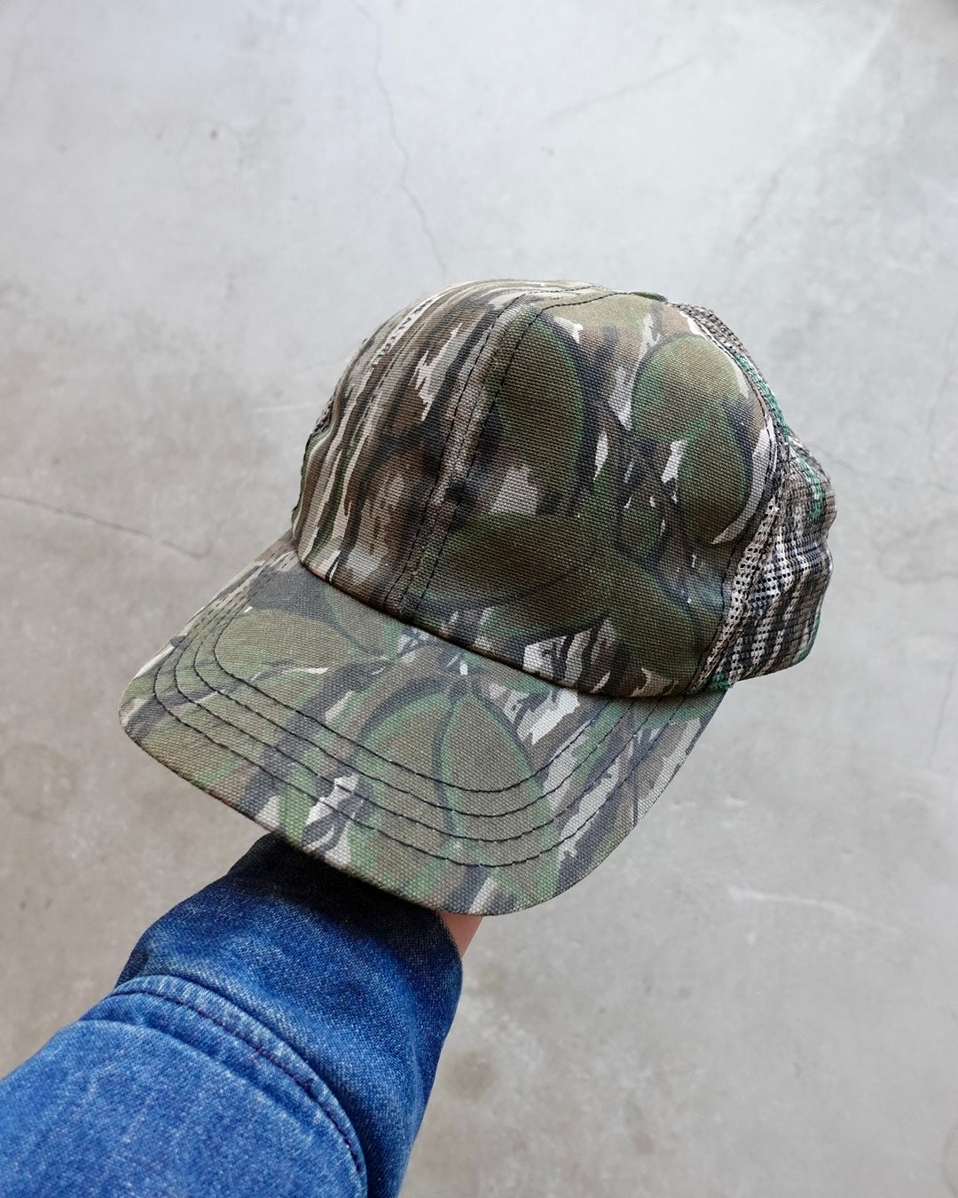 Real Tree Camo Mesh Cap / Made in USA