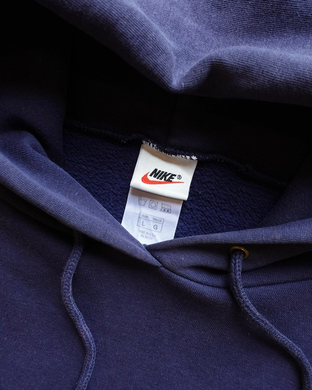 90s NIKE Swoosh Hoodie / Made in USA