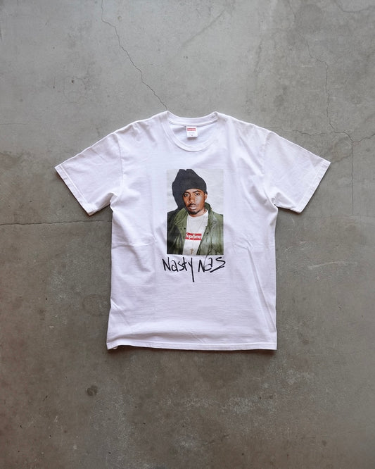 17AW Supreme Nasty Nas T-Shirt / Made in USA