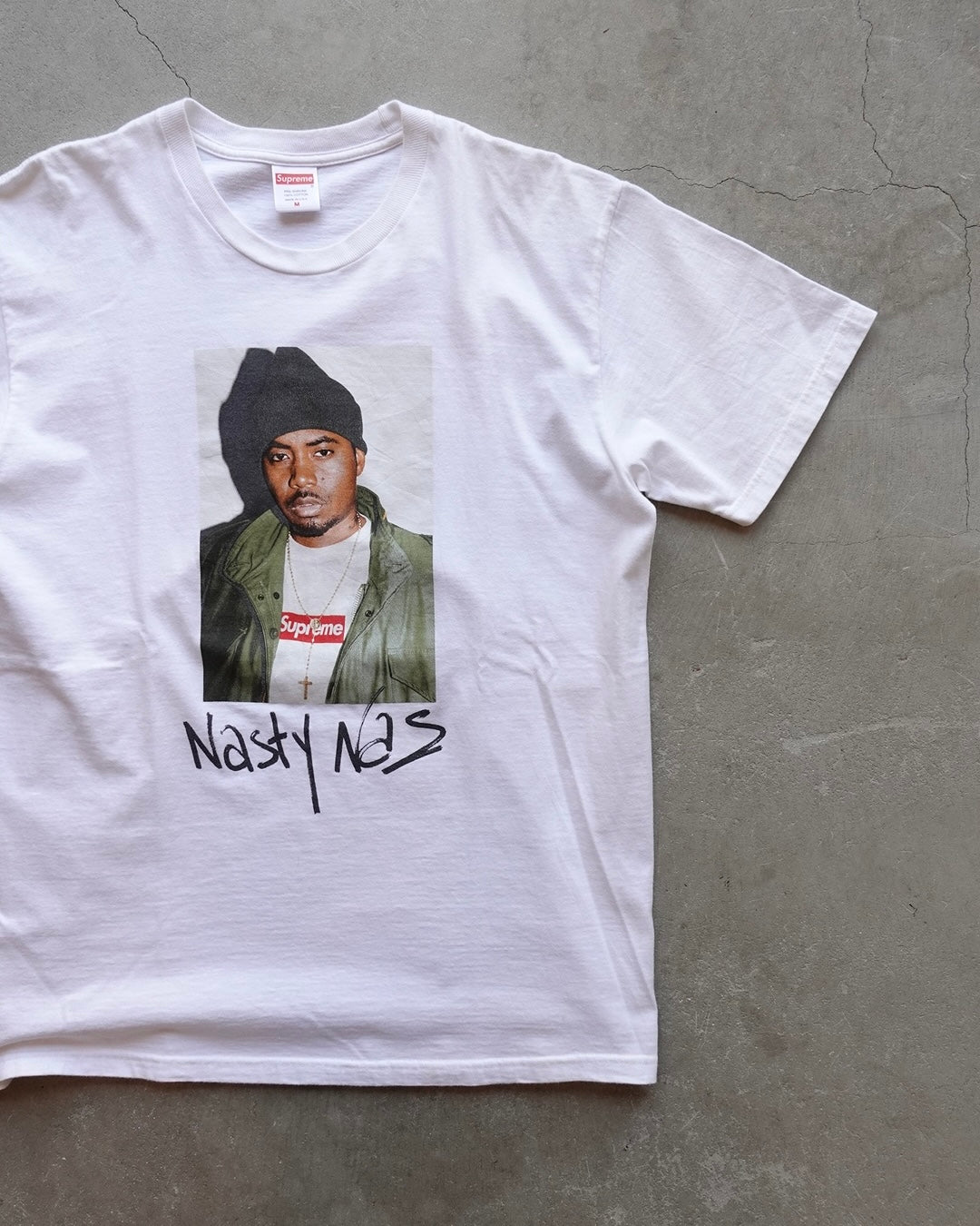17AW Supreme Nasty Nas T-Shirt / Made in USA