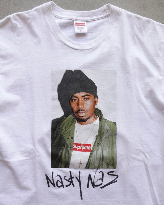 17AW Supreme Nasty Nas T-Shirt / Made in USA