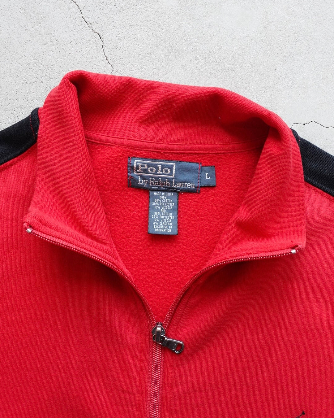 Polo Ralph Lauren Full Zip Track Jacket / Red