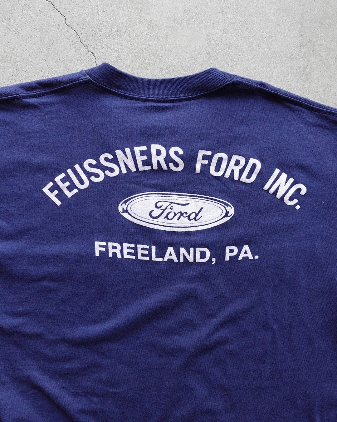 70s-80s FORD Pocket T-Shirt Navy / Made in USA