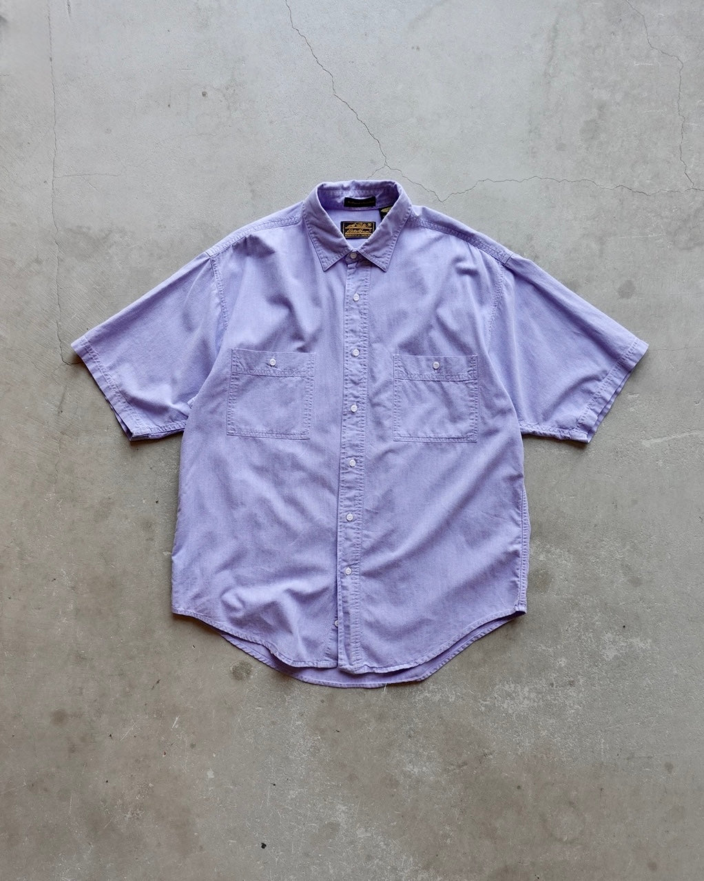 90s Eddie Bauer S/S Shirt Light Purple