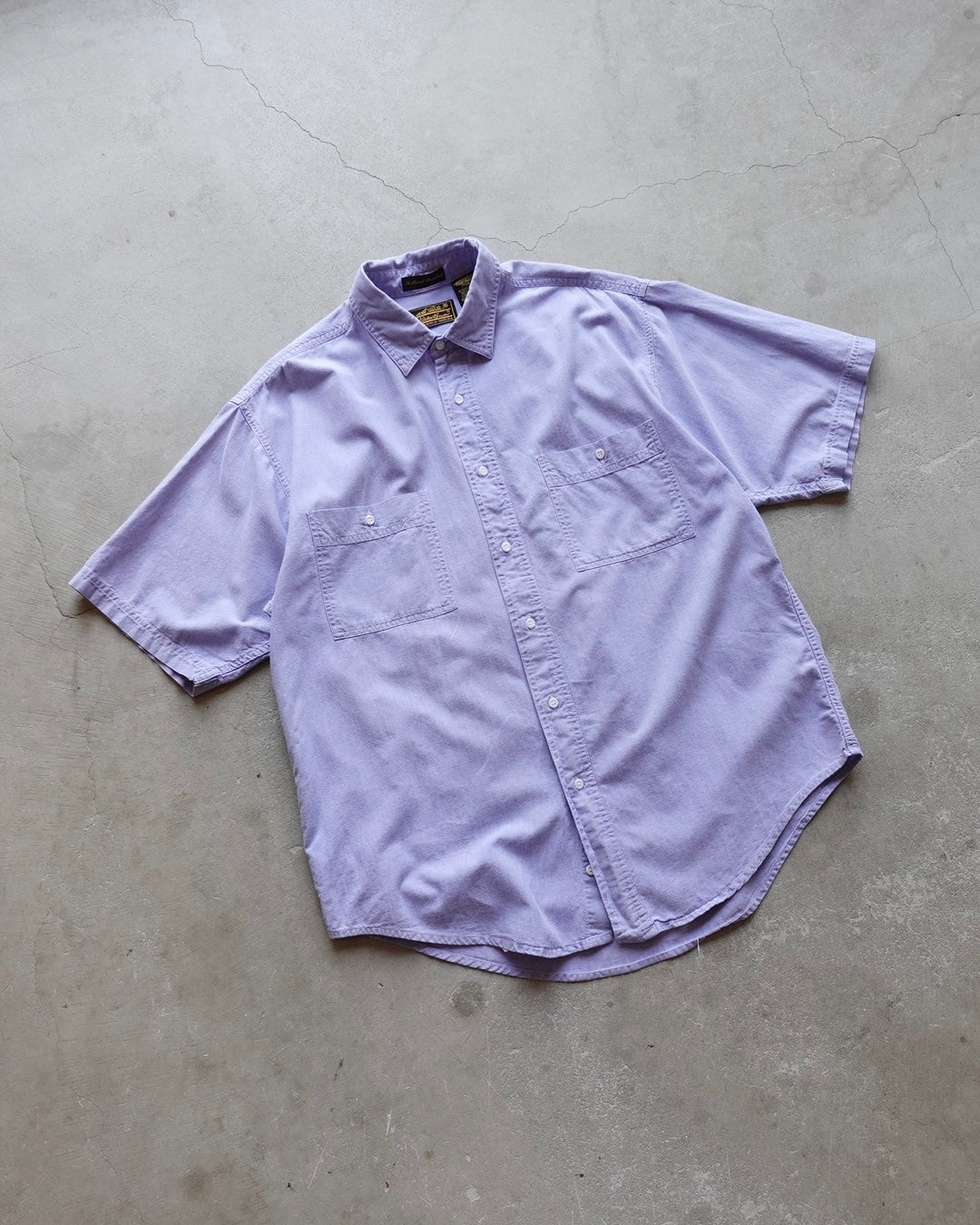 90s Eddie Bauer S/S Shirt Light Purple