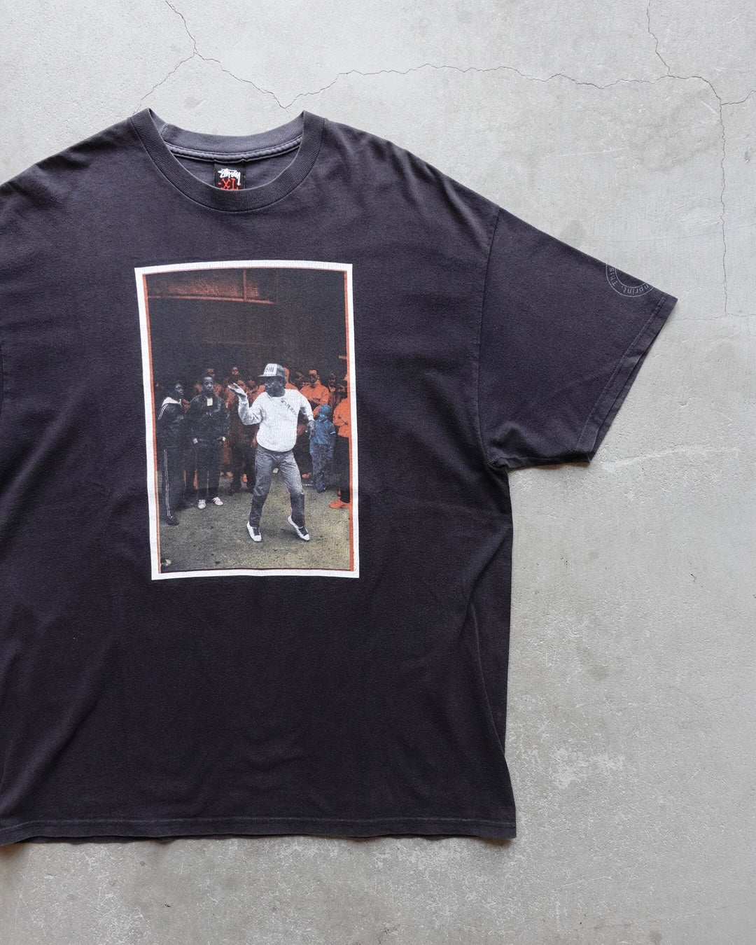 00s Stussy Hip Hop Photo T-Shirt / Assembled in Mexico