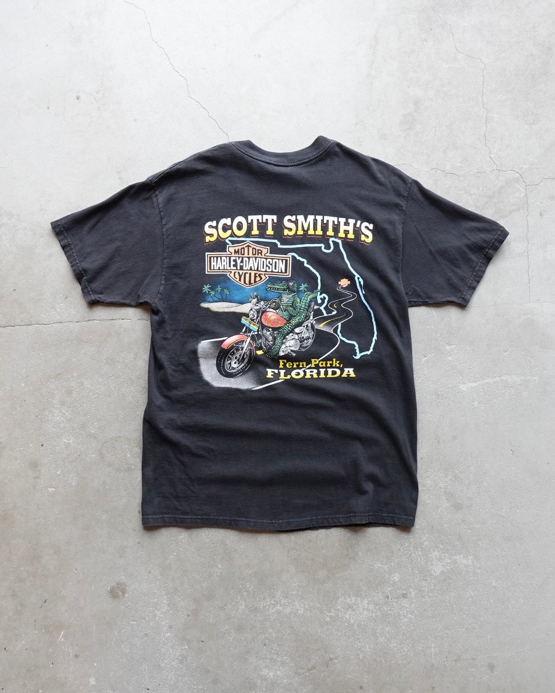 90s Harley-Davidson Black Pocket T-Shirt / Made in USA