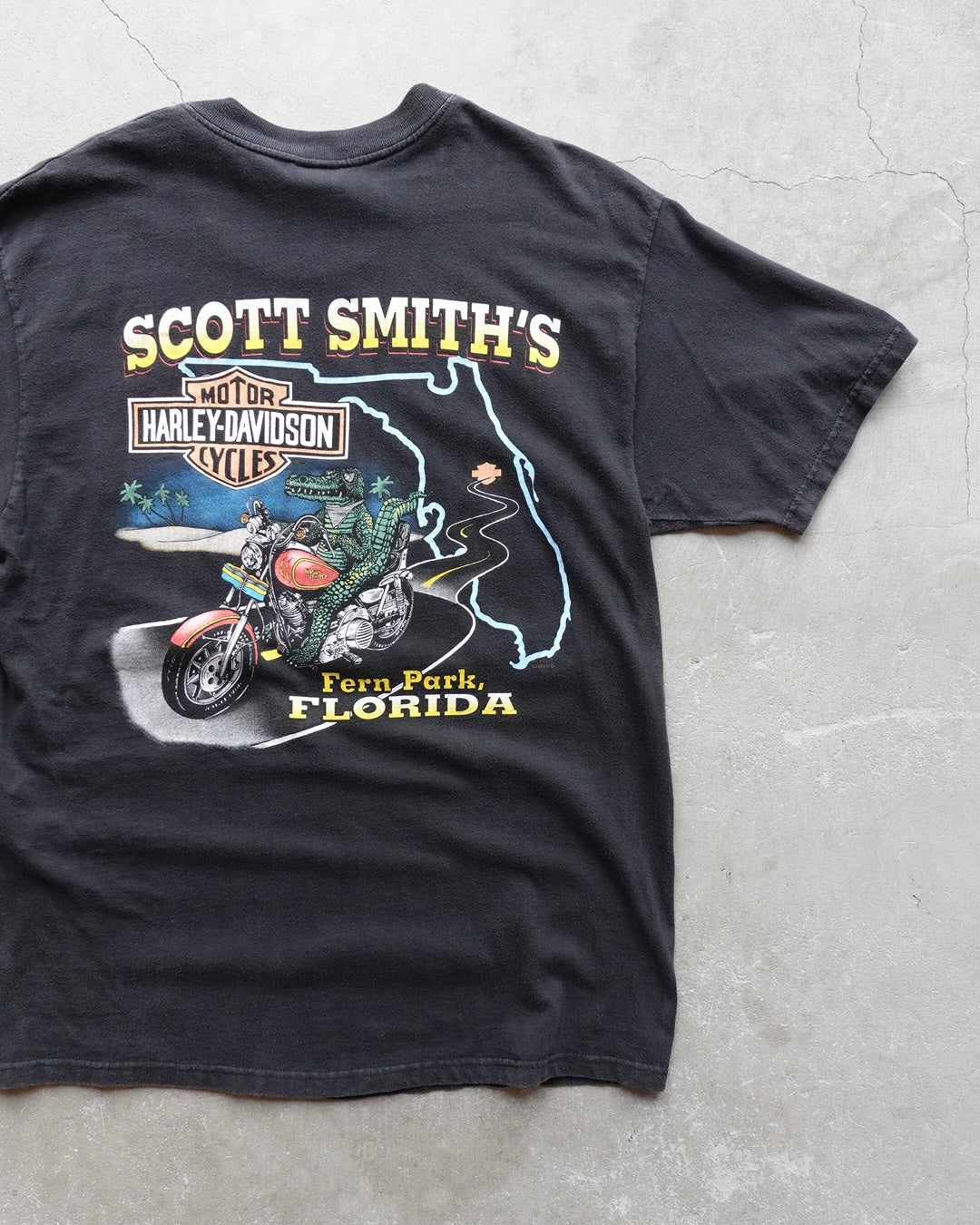 90s Harley-Davidson Black Pocket T-Shirt / Made in USA