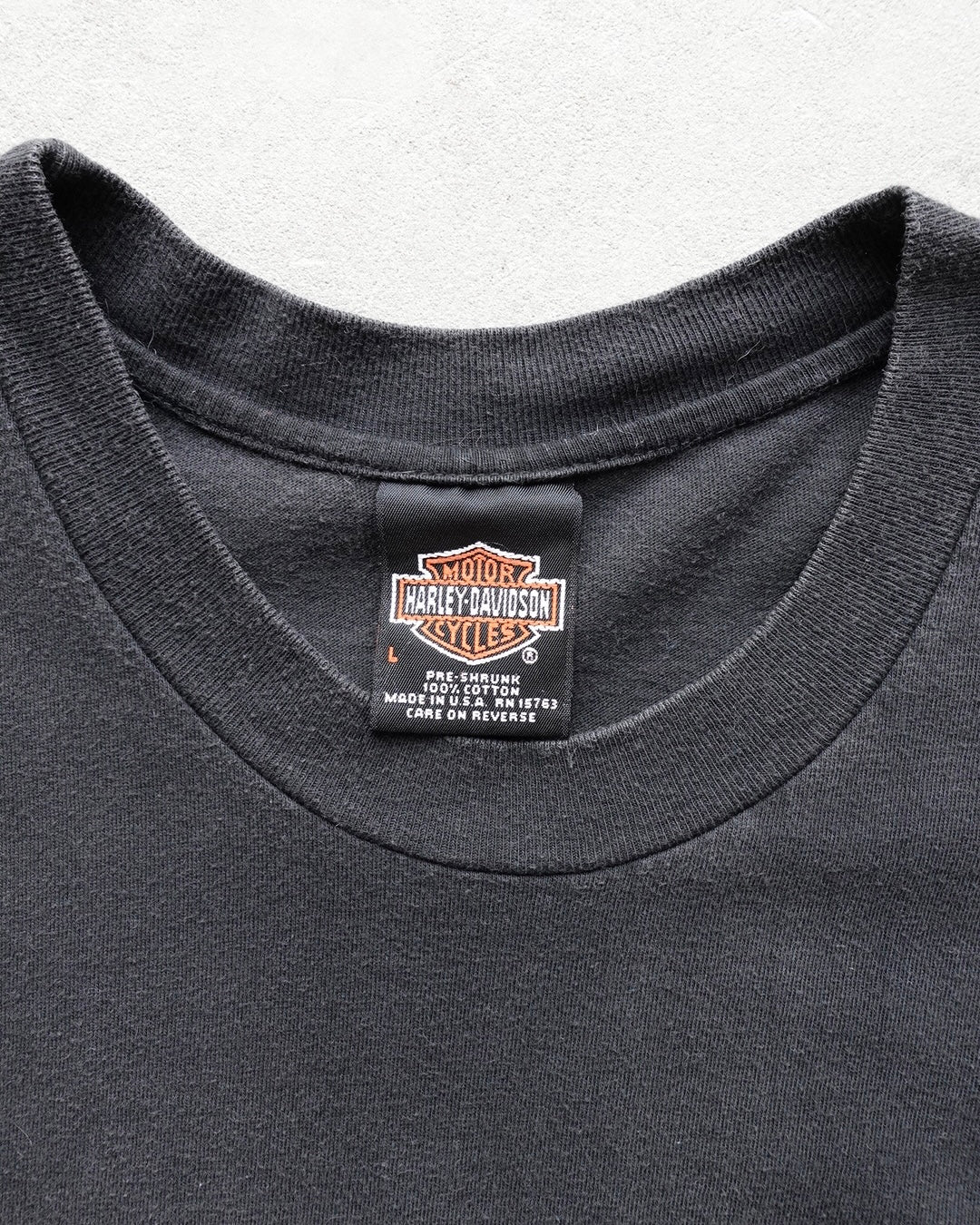 90s Harley-Davidson Black Pocket T-Shirt / Made in USA