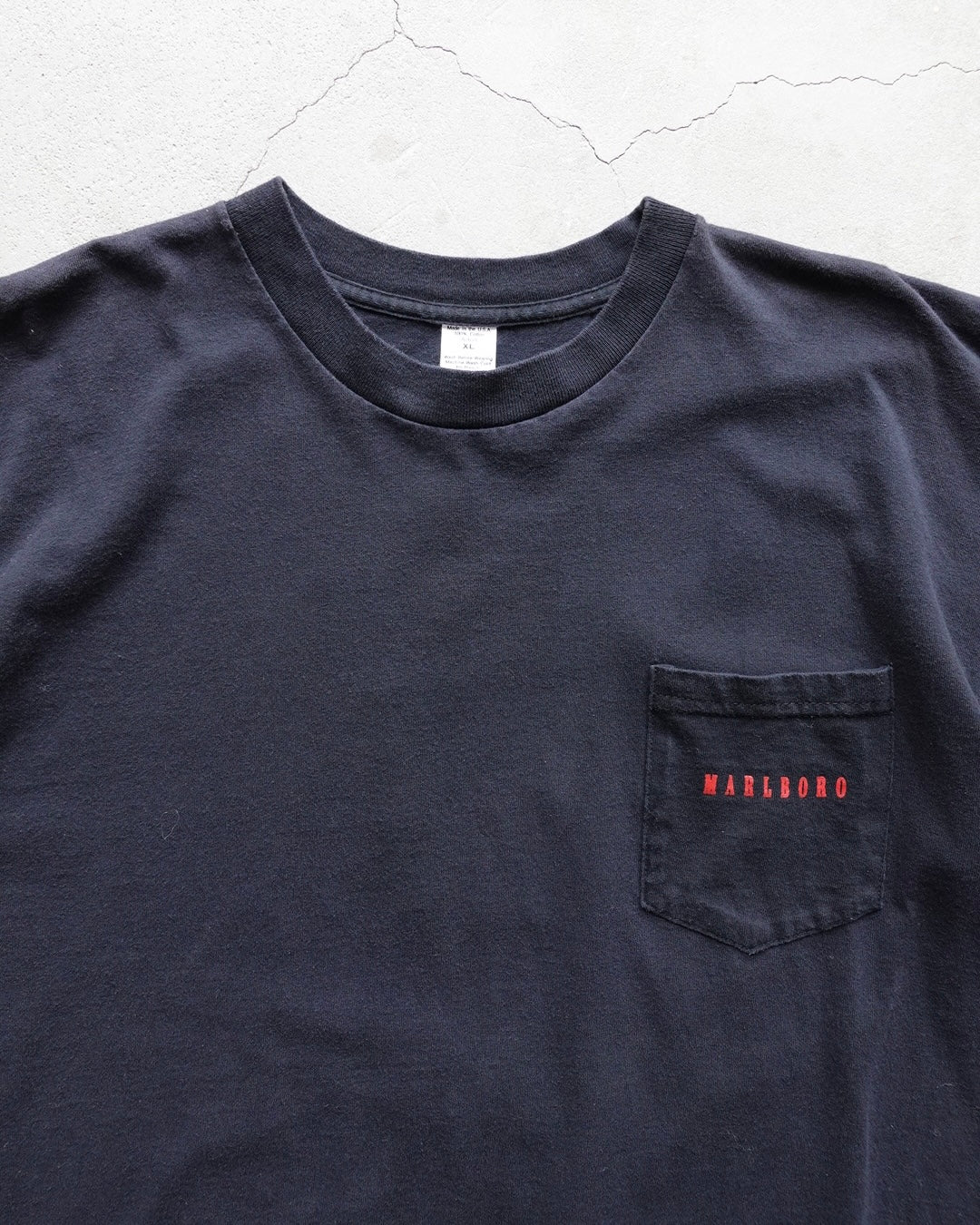 90s Marlboro Black Pocket T-Shirt / Made in USA