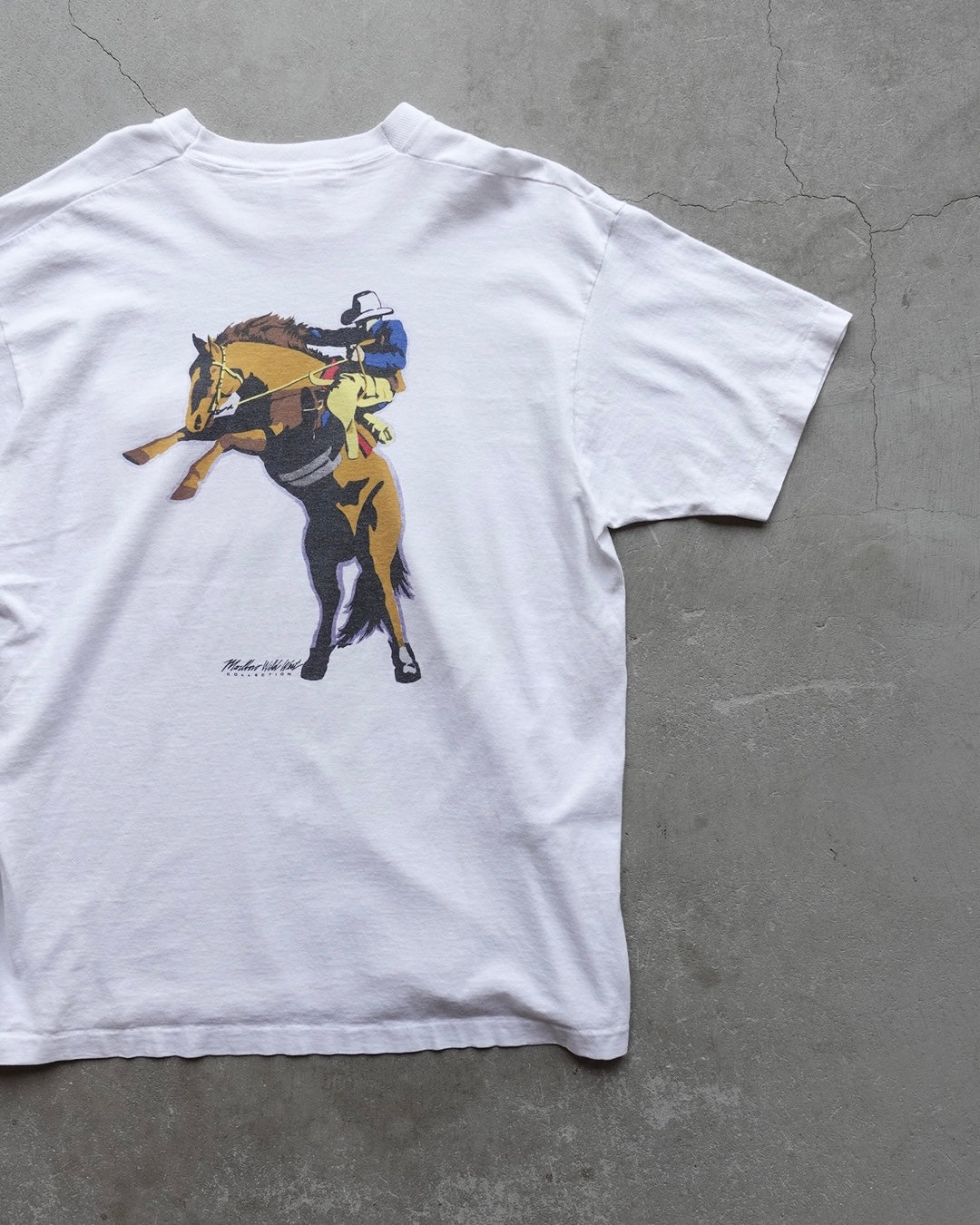 90s Marlboro Wild West Pocket T-Shirt / Made in USA