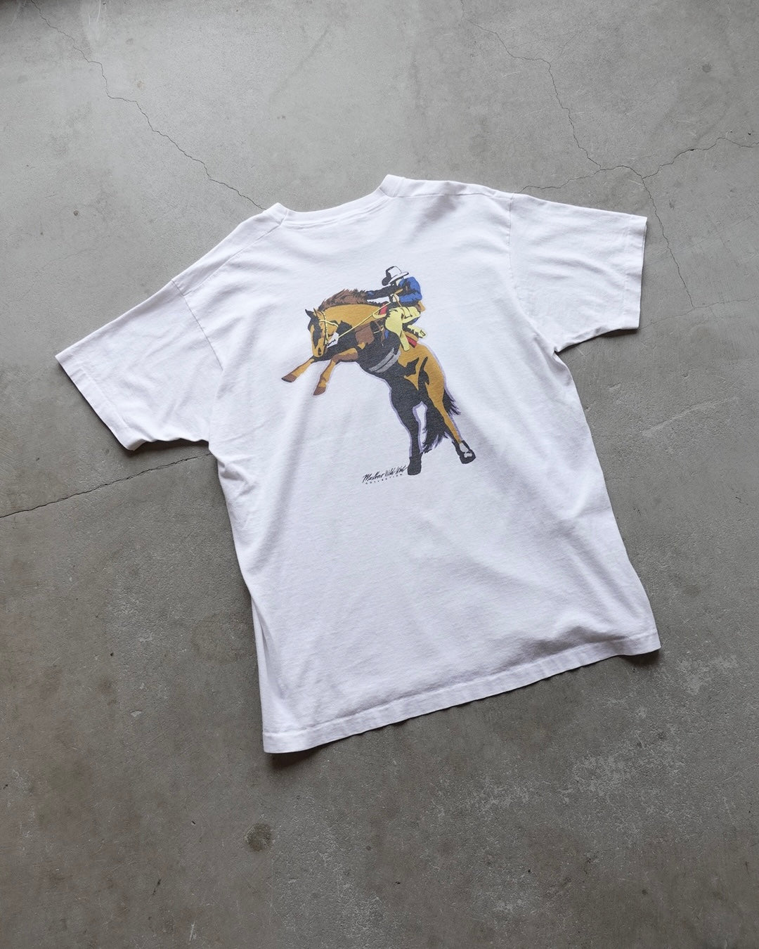 90s Marlboro Wild West Pocket T-Shirt / Made in USA