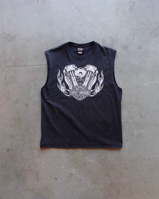 Harley-Davidson V-Twin Engine Sleeveless T-Shirt