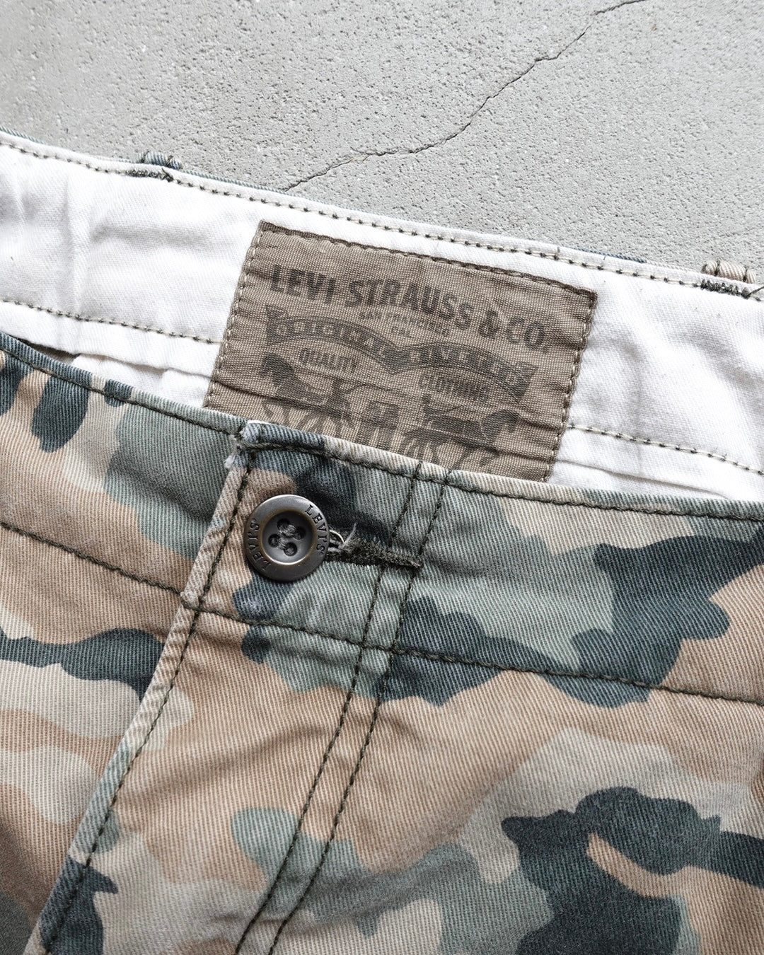 Levi's Camo Cargo Shorts
