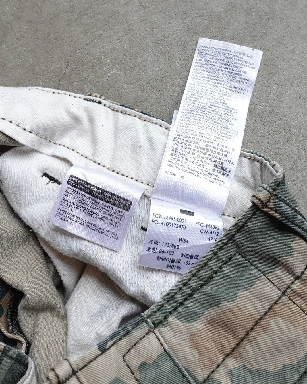 Levi's Camo Cargo Shorts