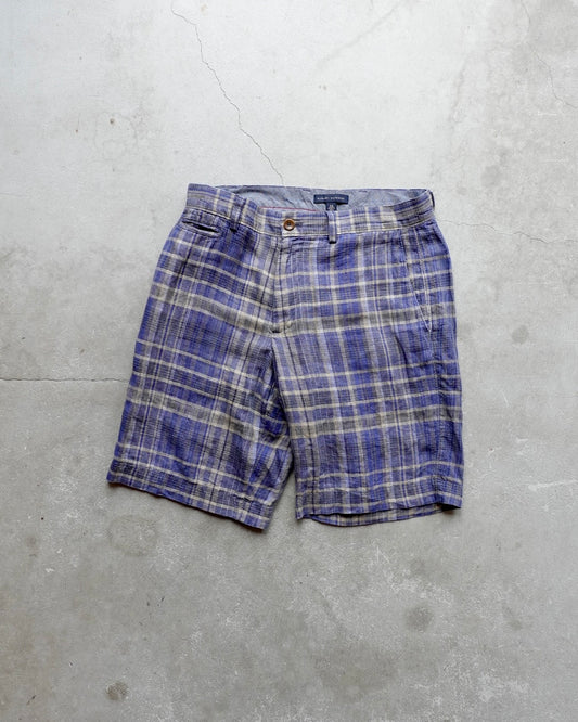 Banana Republic Linen Check Shorts