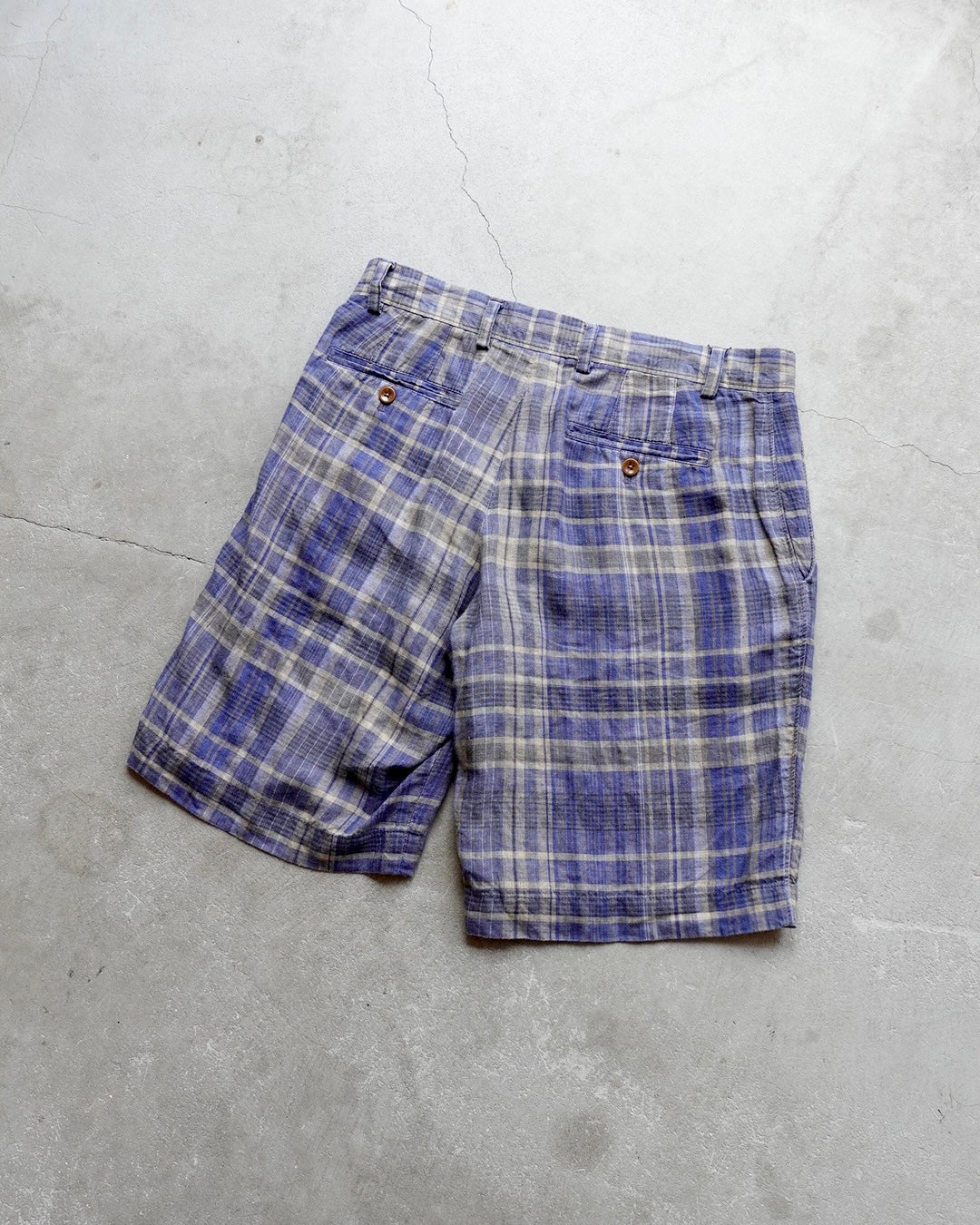 Banana Republic Linen Check Shorts