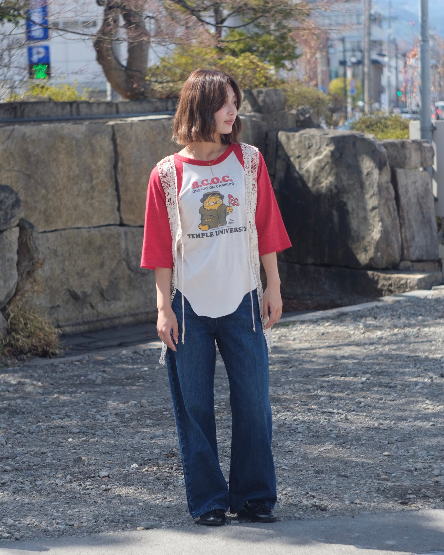 70s Garfield Raglan T-Shirt