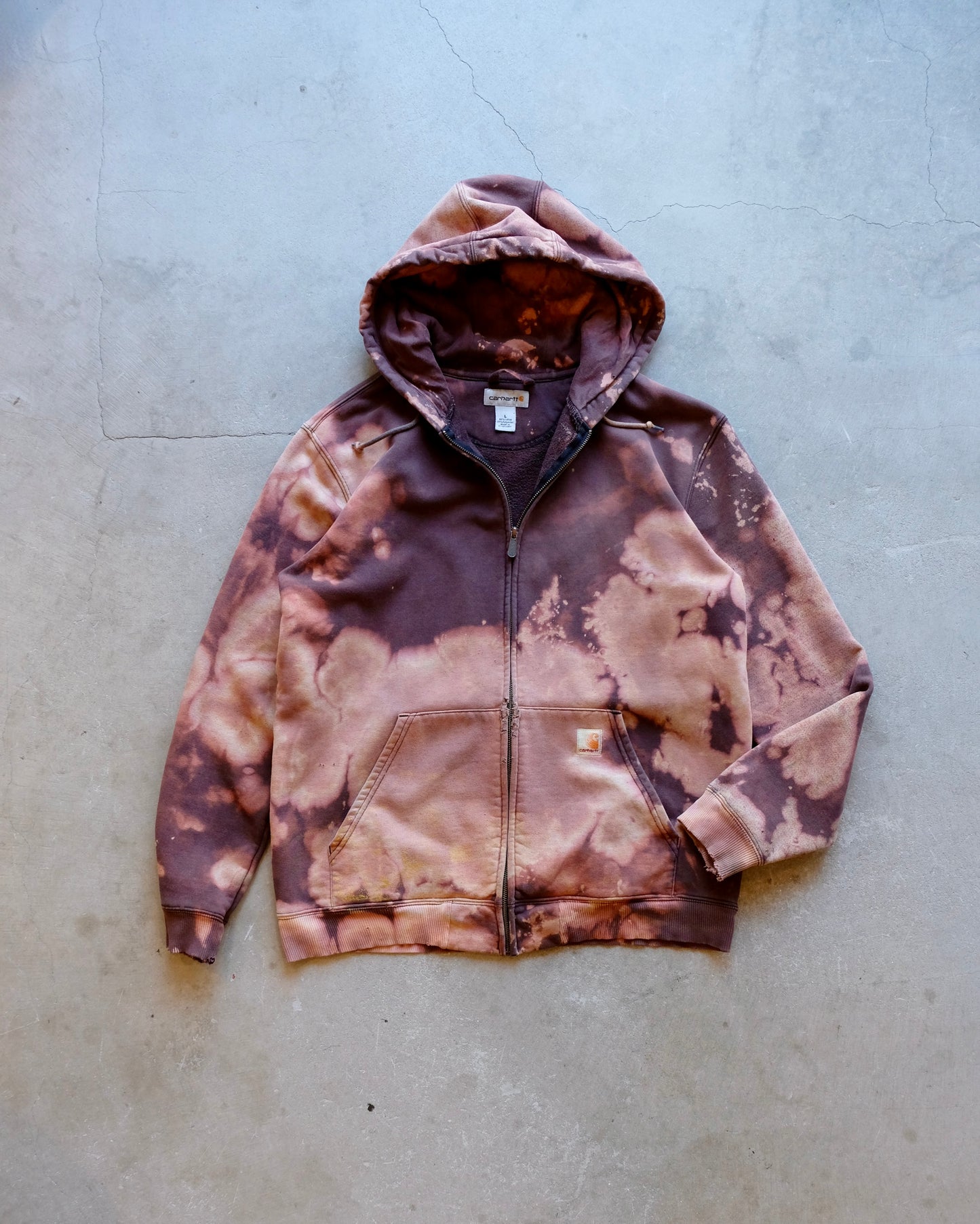 Carhartt Bleached Zip Hoodie