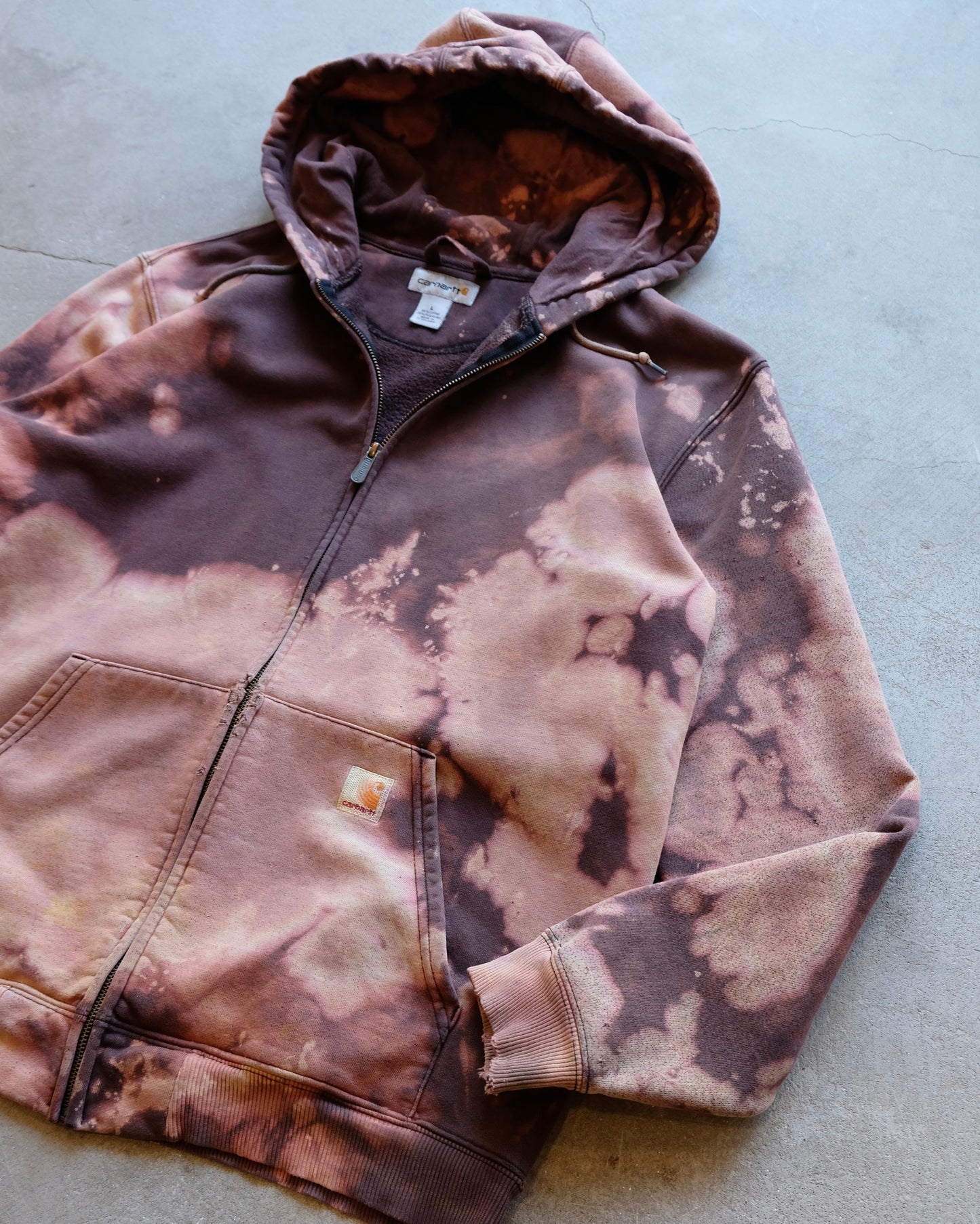 Carhartt Bleached Zip Hoodie