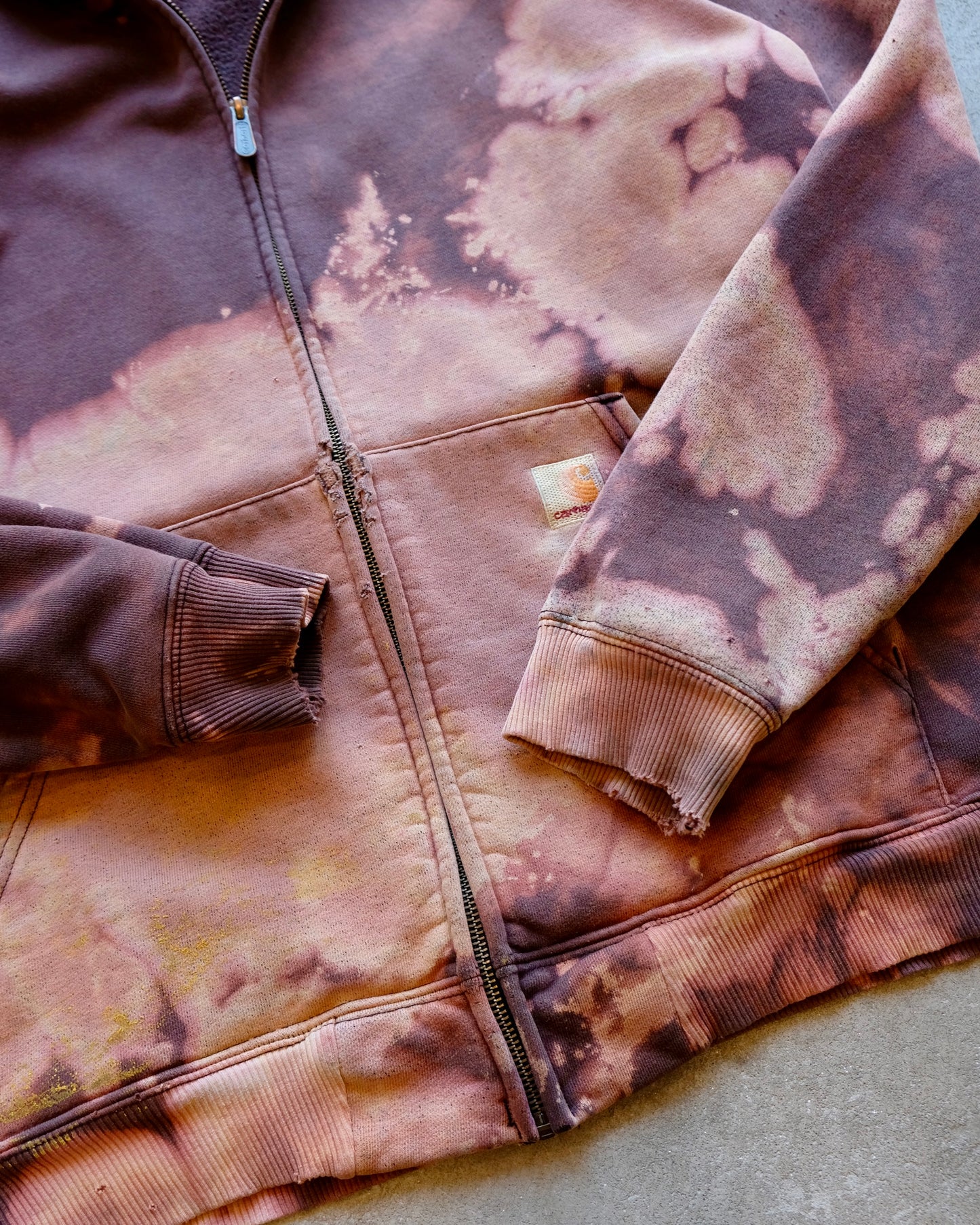 Carhartt Bleached Zip Hoodie