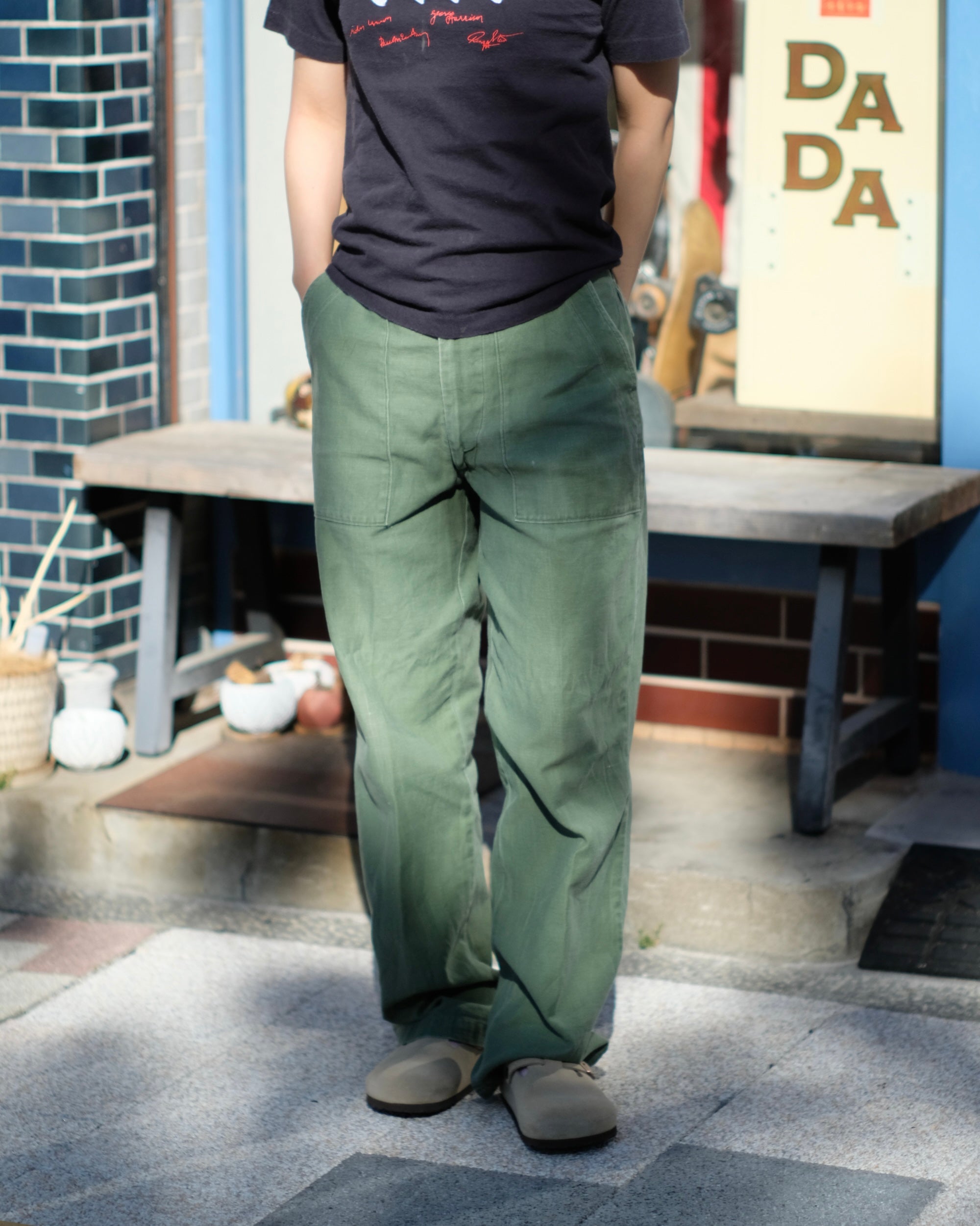 70s U.S.ARMY Baker Pants OG-107 | ベイカーパンツ ファティーグ