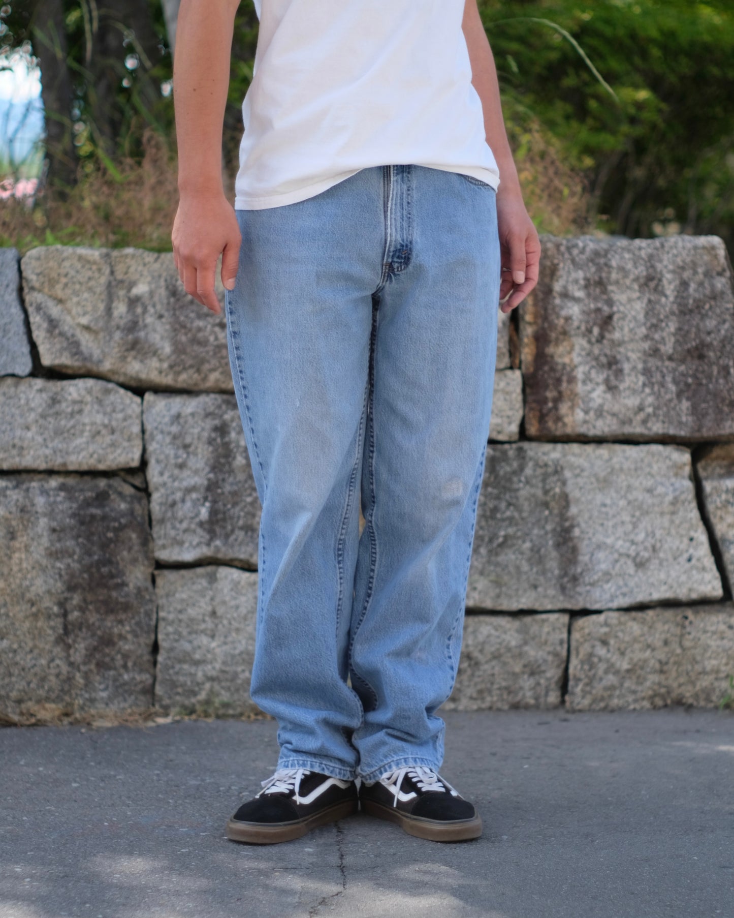 90s Levi's Loose Denim W32 L32 Light Indigo