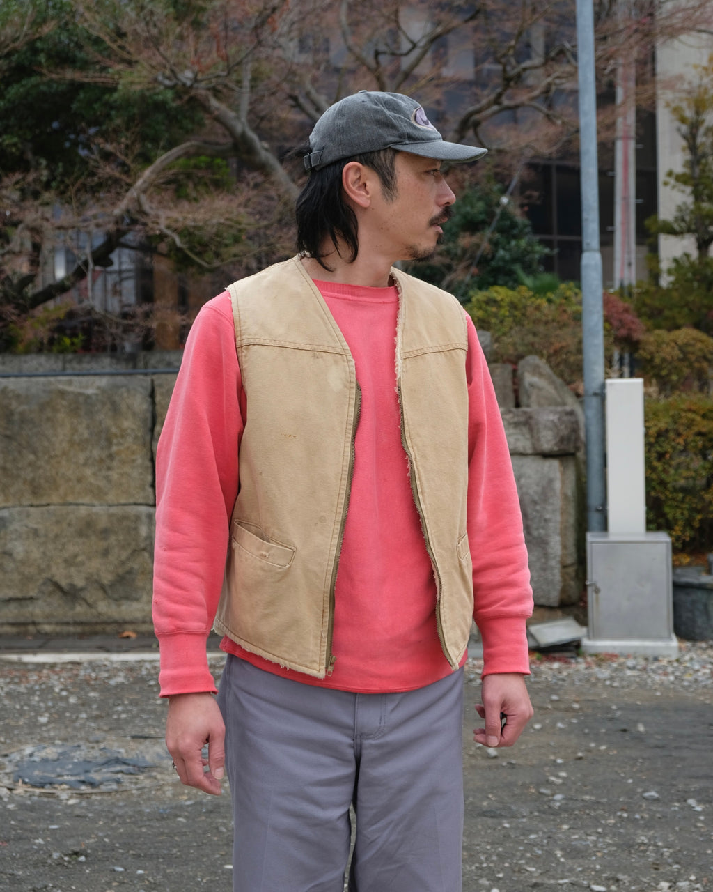 90s Carhartt Sherpa Lined Duck Vest