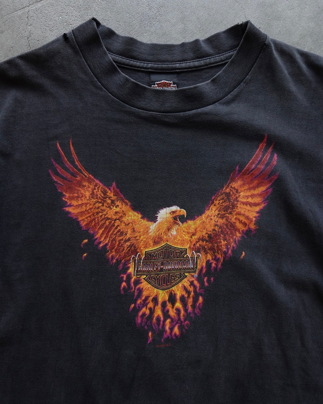 90s Harley-Davidson Downtown Seattle Eagle T-Shirt / Made in USA