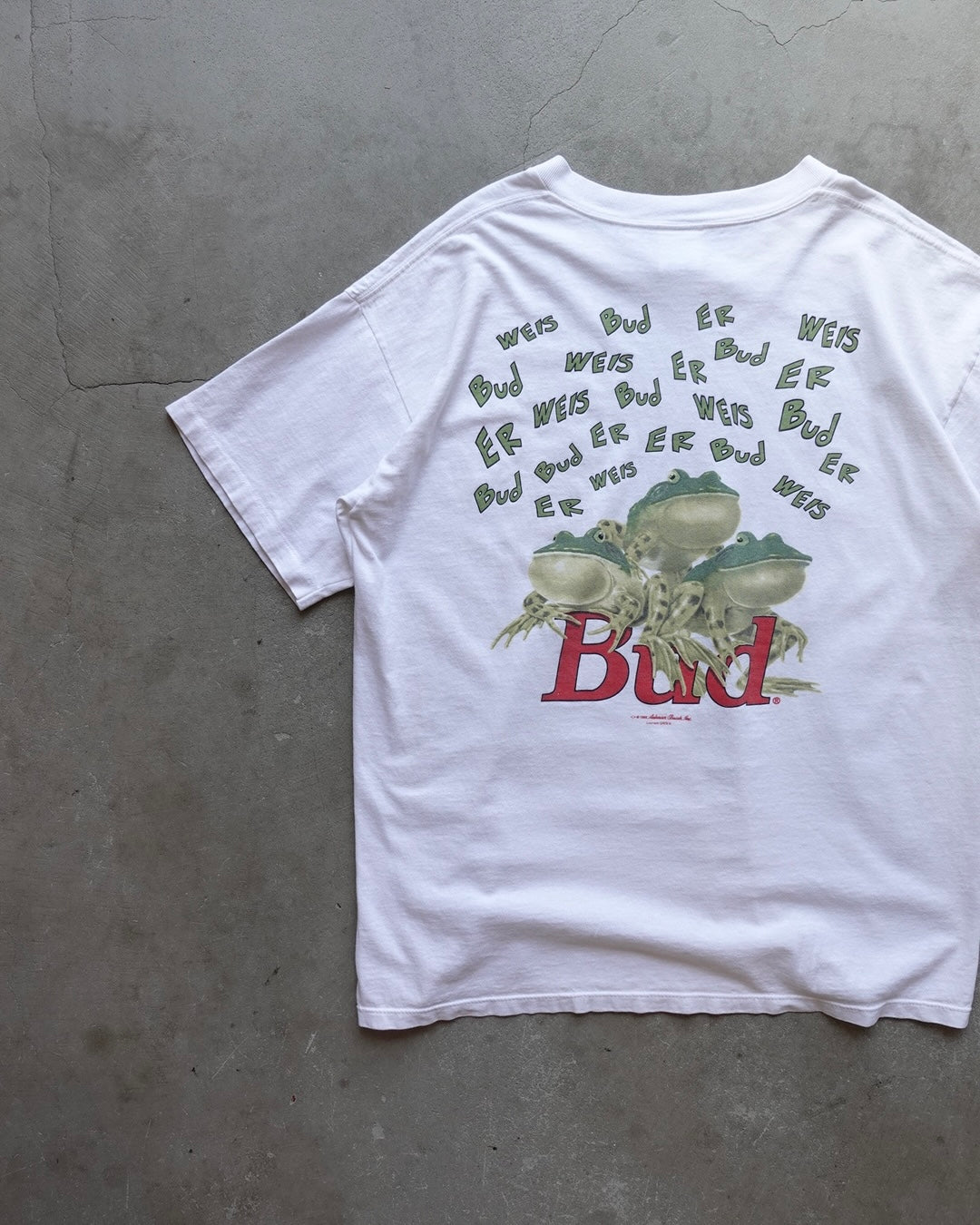 90s Budweiser Frog T-Shirt / Made in USA